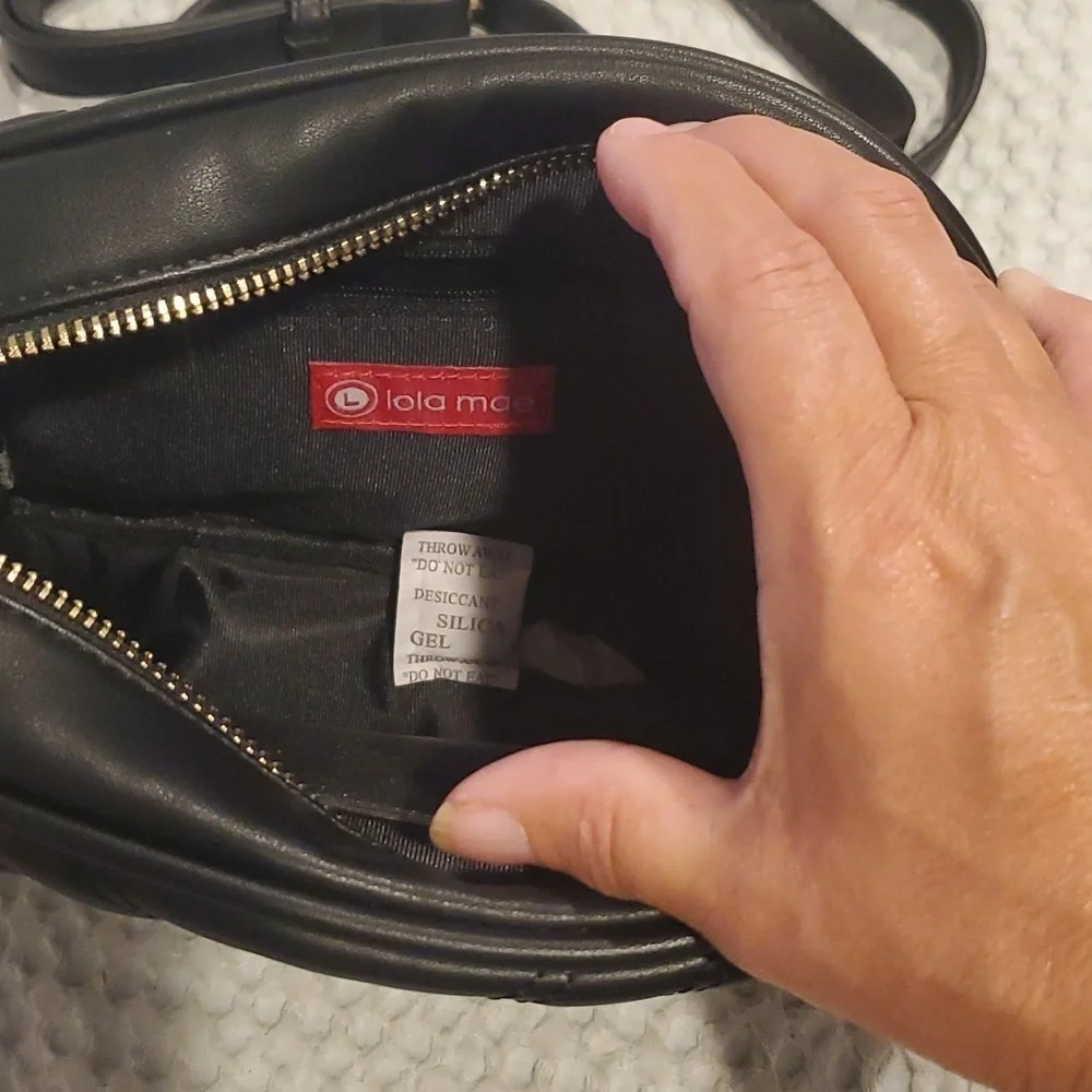 NWOT Lola Mae Quilted Crossbody Bag, Trendy Design Shoulder Purse (#13)